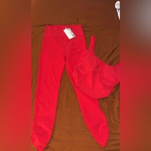 Vibrant Red Wilo Women's Active Tank Top & pants
